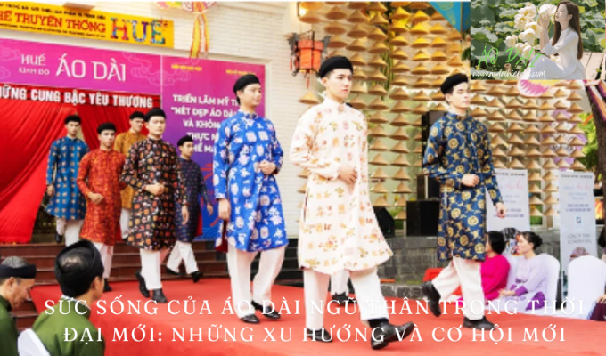 The vitality of the five-colored ao dai in the new era