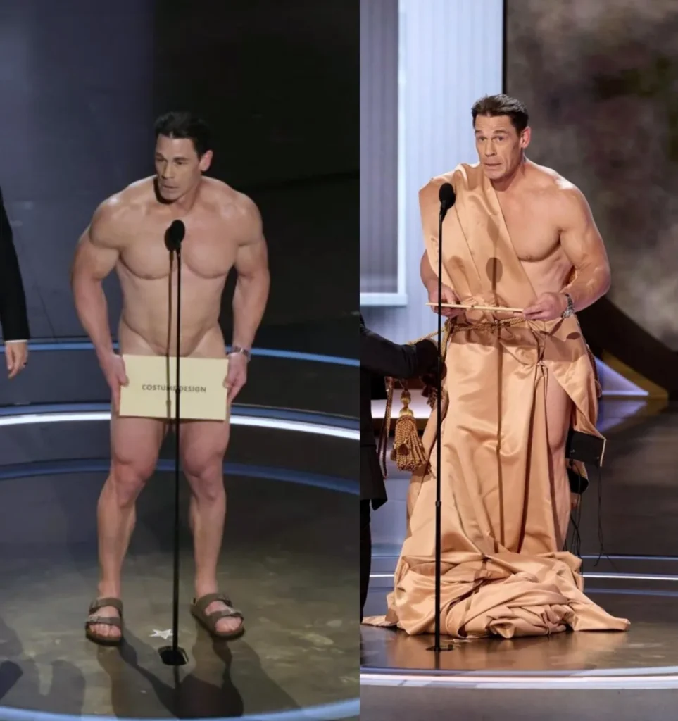 John Cena Shocks Audiences with Nude Stunt at the 2024 Oscars