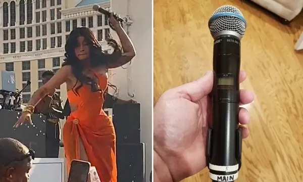 Cardi B’s Thrown Microphone Auctioned for Charity