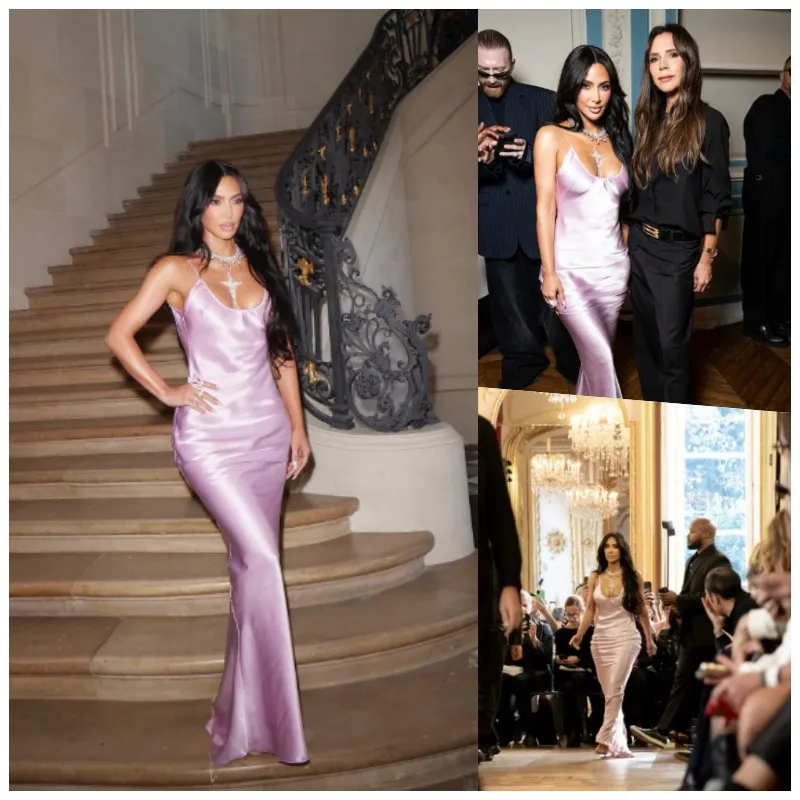 Kim Kardashian Criticized for Arriving Late to Victoria Beckham’s Fashion Show